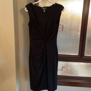Lauren sleeveless black dress size 12